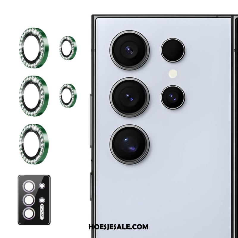 Cameralensbeschermer Voor Samsung Galaxy S25 Ultra 5g Met Legeringsringen En Strass-steentjes