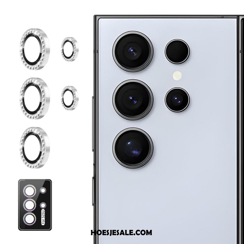 Cameralensbeschermer Voor Samsung Galaxy S25 Ultra 5g Met Legeringsringen En Strass-steentjes
