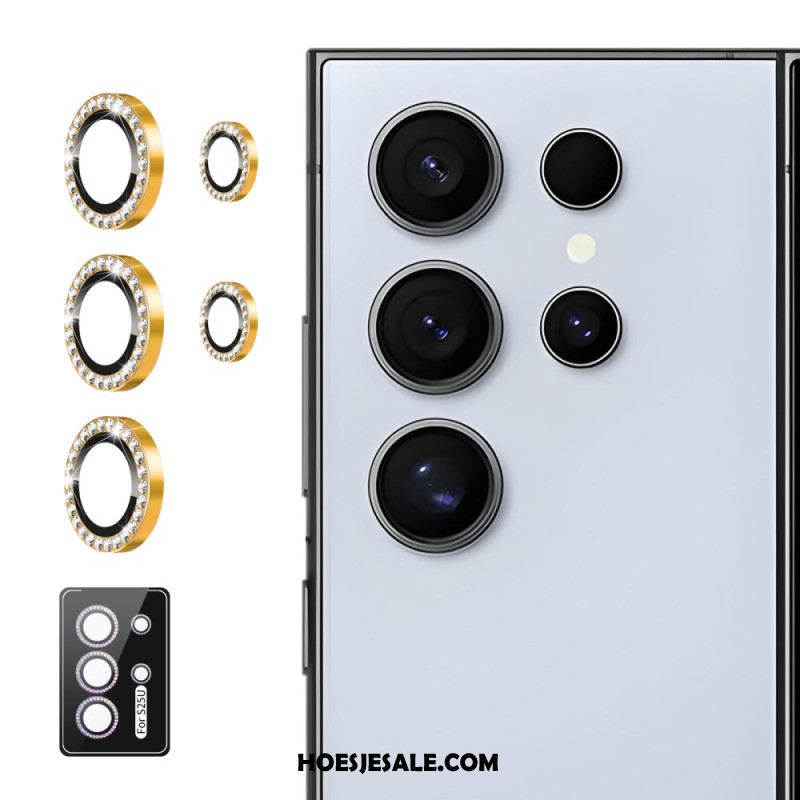 Cameralensbeschermer Voor Samsung Galaxy S25 Ultra 5g Met Legeringsringen En Strass-steentjes