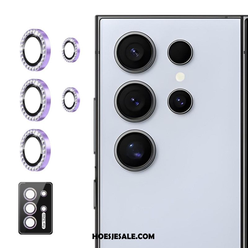 Cameralensbeschermer Voor Samsung Galaxy S25 Ultra 5g Met Legeringsringen En Strass-steentjes