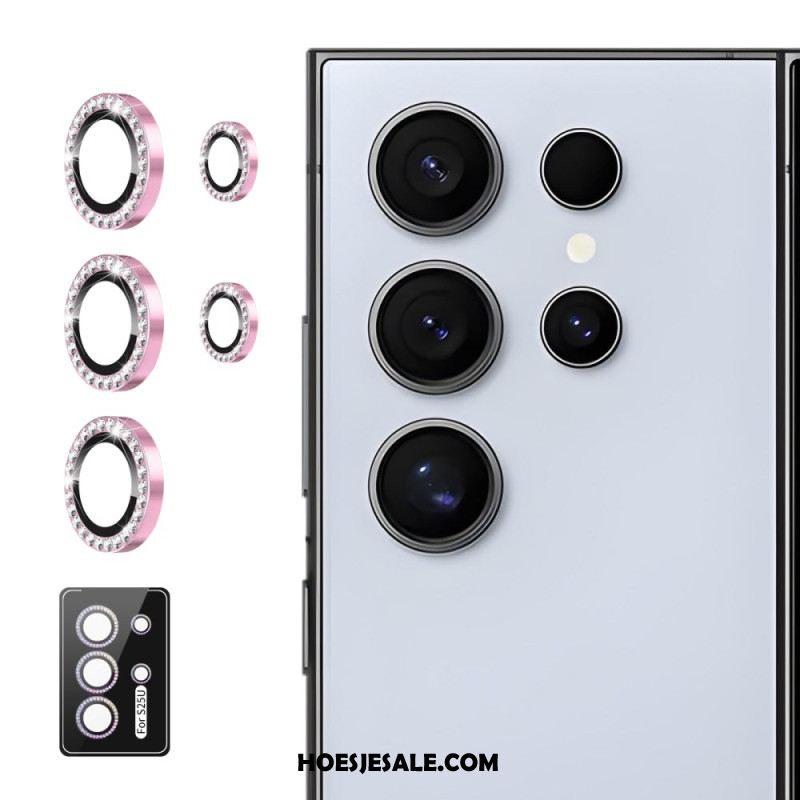 Cameralensbeschermer Voor Samsung Galaxy S25 Ultra 5g Met Legeringsringen En Strass-steentjes