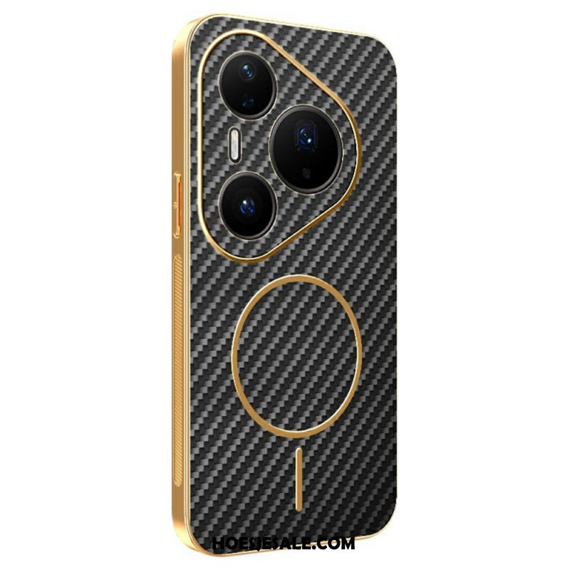 Case Hoesje Huawei Pura 80 Pro Telefoonhoesje Koolstofvezeltextuur