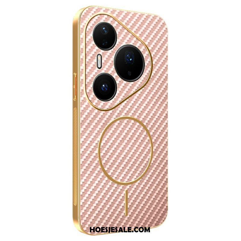 Case Hoesje Huawei Pura 80 Pro Telefoonhoesje Koolstofvezeltextuur