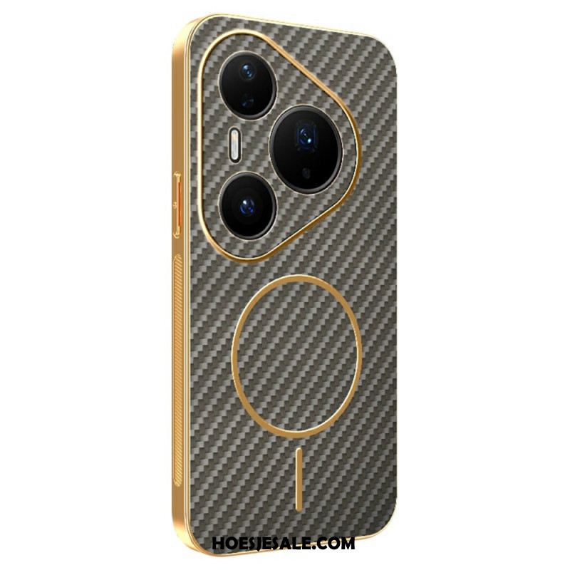 Case Hoesje Huawei Pura 80 Pro Telefoonhoesje Koolstofvezeltextuur
