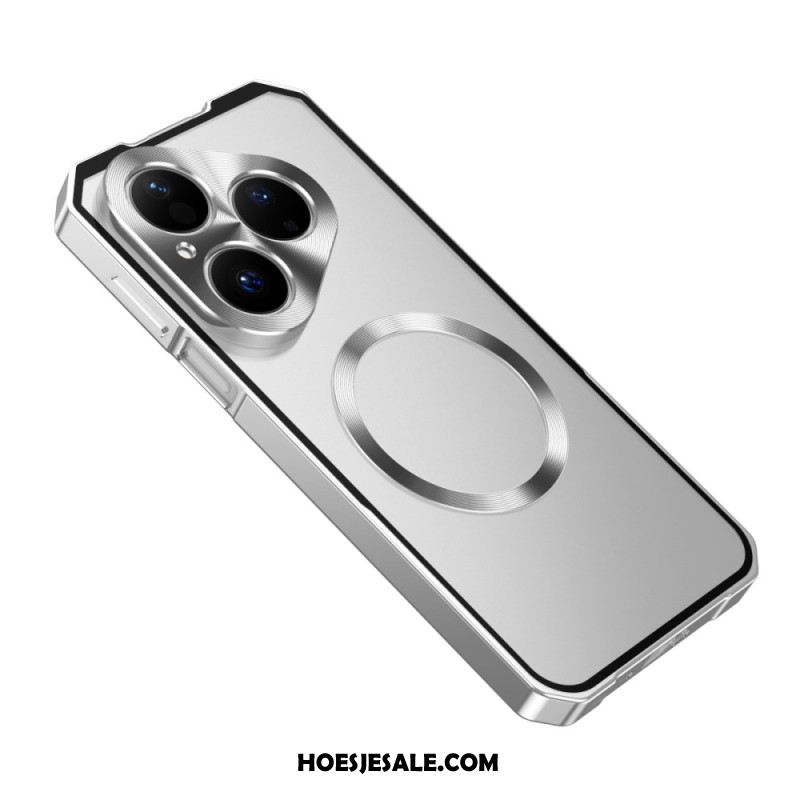 Case Hoesje Huawei Pura 80 Telefoonhoesje Magsafe Met Metalen Frame