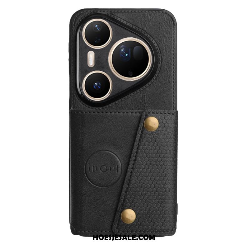 Case Hoesje Huawei Pura 80 Ultra Telefoonhoesje Kaarthouder Met Lederlook