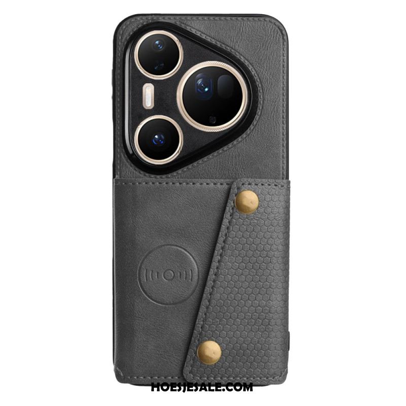 Case Hoesje Huawei Pura 80 Ultra Telefoonhoesje Kaarthouder Met Lederlook