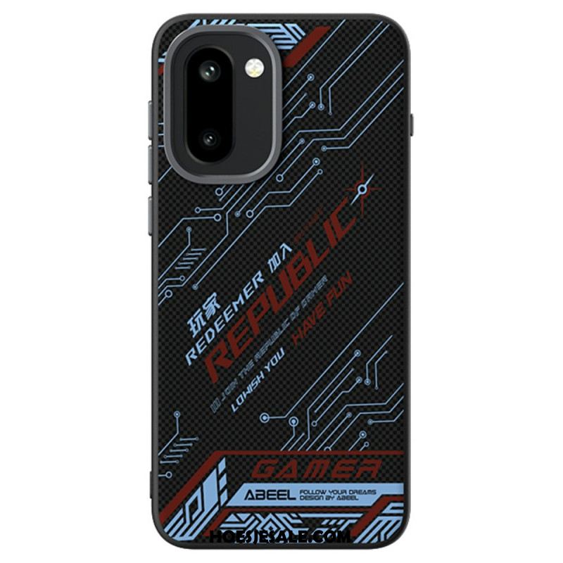 Case Hoesje Oneplus 15r Telefoonhoesje Abeel Magnetische Portemonnee Met Micro-reliëf