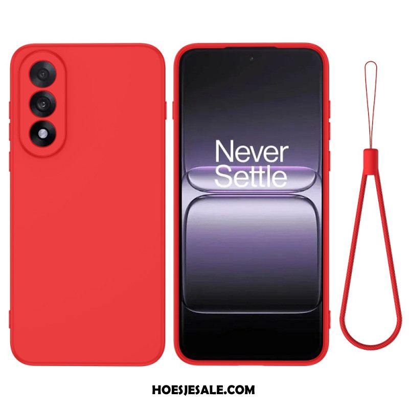 Case Hoesje Oneplus Nord 5 Telefoonhoesje Vloeibare Siliconen Band
