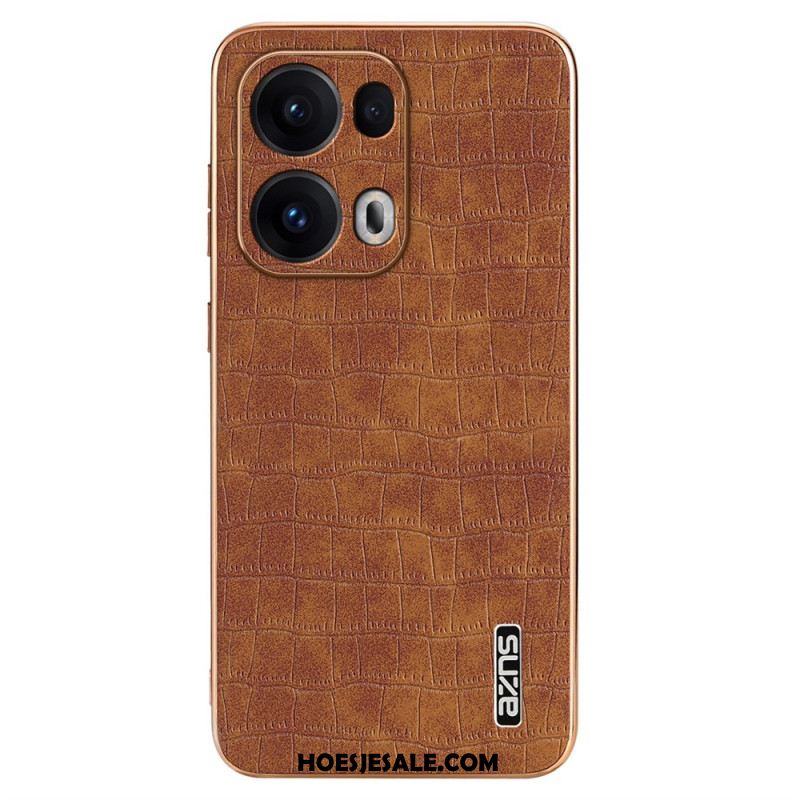 Case Hoesje Oppo Reno 13 Pro 5g Telefoonhoesje Azns Krokodillenstijl