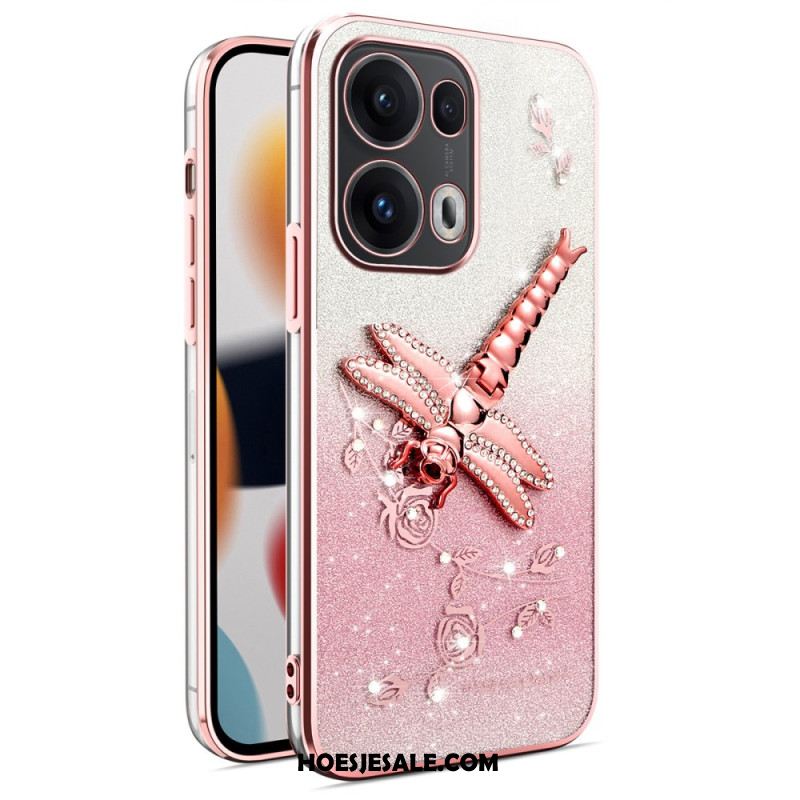 Case Hoesje Oppo Reno 13 Pro 5g Telefoonhoesje Kadem Dragonfly-ondersteuning