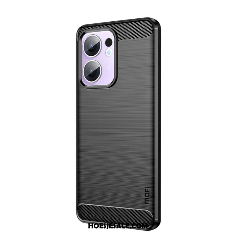 Case Hoesje Oppo Reno 13f 4g / 5g / 13 Fs 5g Telefoonhoesje Geborsteld Koolstofvezel