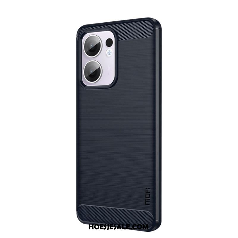 Case Hoesje Oppo Reno 13f 4g / 5g / 13 Fs 5g Telefoonhoesje Geborsteld Koolstofvezel