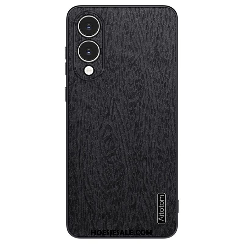 Case Hoesje Samsung Galaxy S25 5g Edge Telefoonhoesje Azns Houteffect