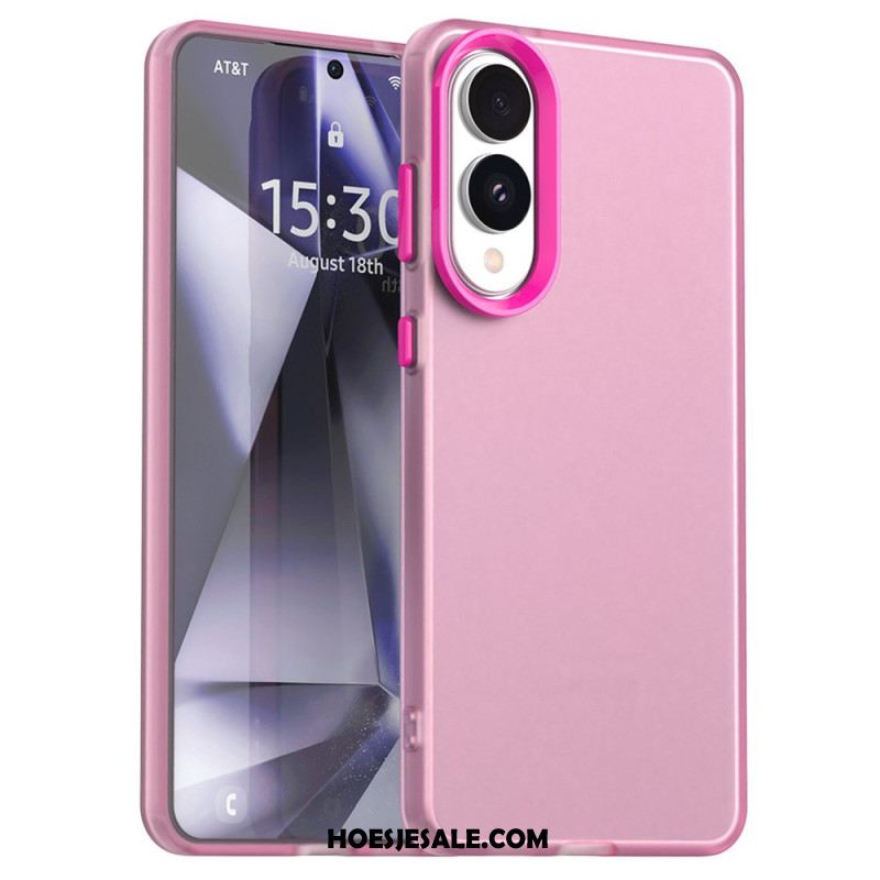Case Hoesje Samsung Galaxy S25 5g Edge Telefoonhoesje Hybride