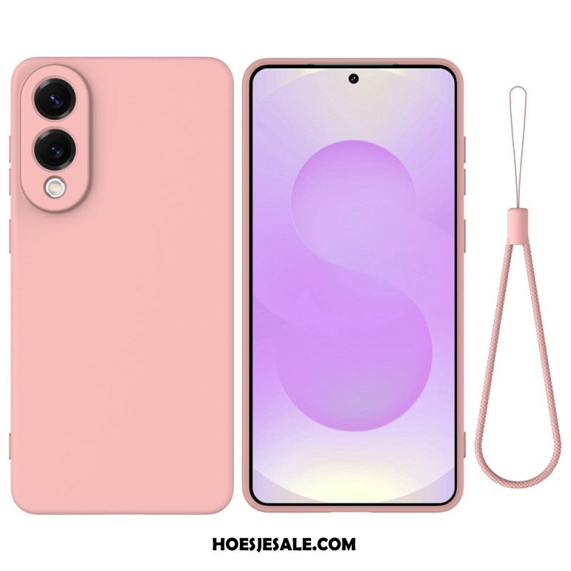 Case Hoesje Samsung Galaxy S25 5g Edge Telefoonhoesje Vloeibare Siliconen