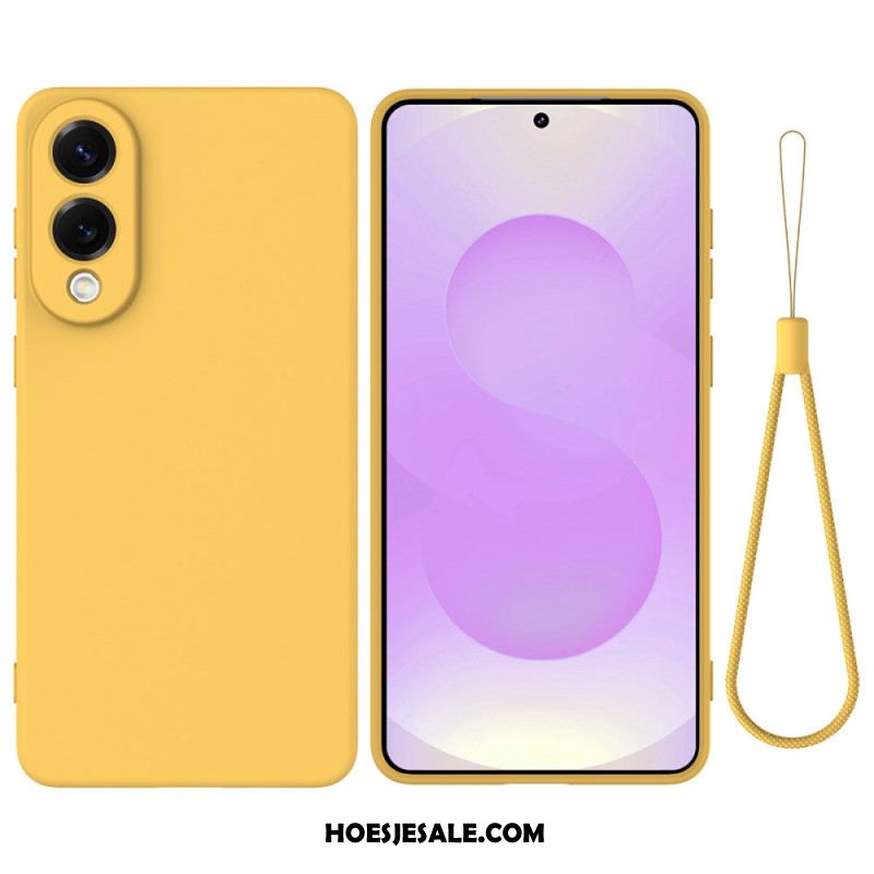 Case Hoesje Samsung Galaxy S25 5g Edge Telefoonhoesje Vloeibare Siliconen