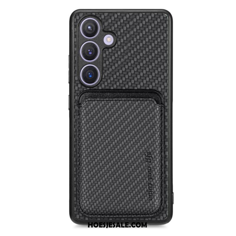 Case Hoesje Samsung Galaxy S25 5g Telefoonhoesje Afneembare Magnetische Kaarthouder