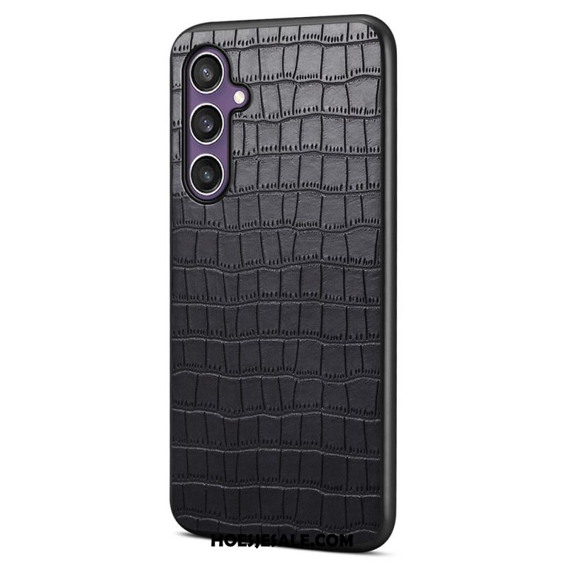 Case Hoesje Samsung Galaxy S25 5g Telefoonhoesje Krokodillenprint