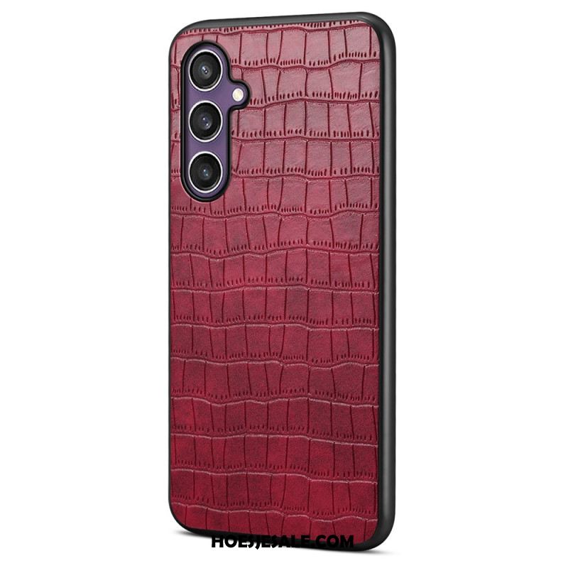 Case Hoesje Samsung Galaxy S25 5g Telefoonhoesje Krokodillenprint