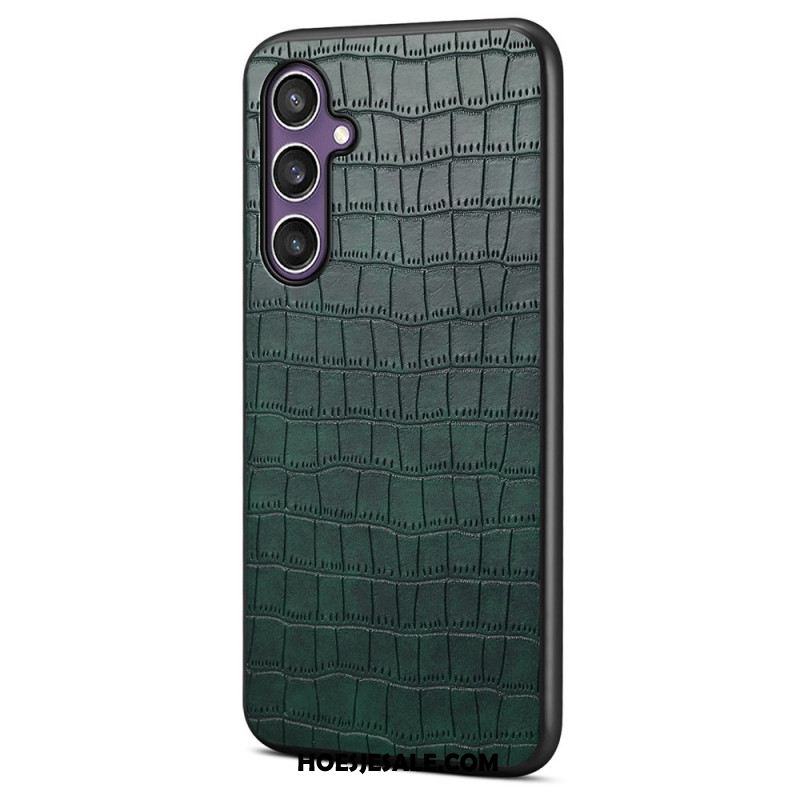 Case Hoesje Samsung Galaxy S25 5g Telefoonhoesje Krokodillenprint