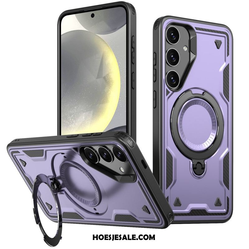 Case Hoesje Samsung Galaxy S25 5g Telefoonhoesje Magsafe-compatibel Militaire Bescherming En Standaard