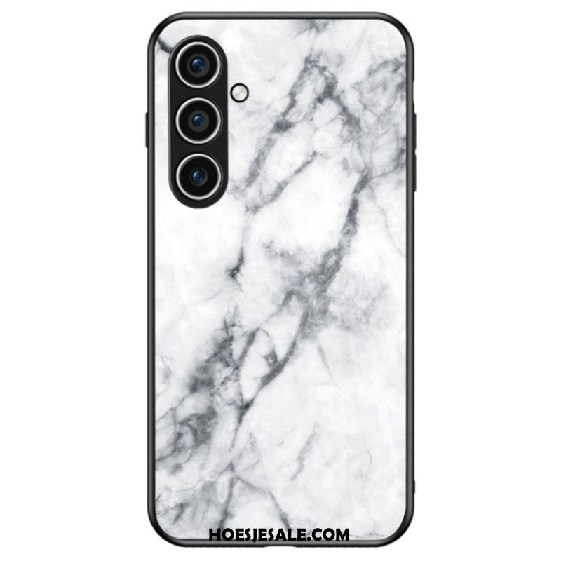 Case Hoesje Samsung Galaxy S25 Plus 5g Telefoonhoesje Marmer Gehard Glas