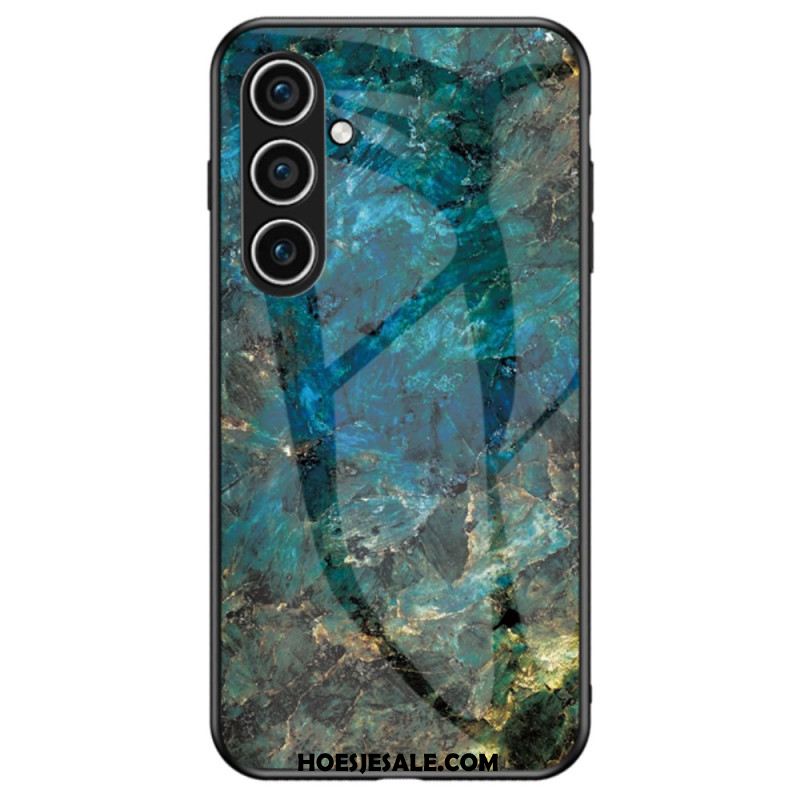 Case Hoesje Samsung Galaxy S25 Plus 5g Telefoonhoesje Marmer Gehard Glas