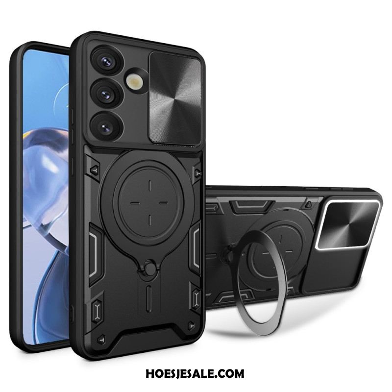 Case Hoesje Samsung Galaxy S26 Telefoonhoesje Schuifbare Camerastandaard En Hoes