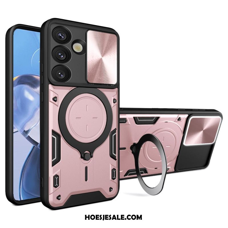 Case Hoesje Samsung Galaxy S26 Telefoonhoesje Schuifbare Camerastandaard En Hoes