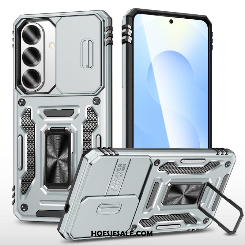 Case Hoesje Samsung Galaxy S26 Telefoonhoesje Standaard En Schuifbare Cameracover