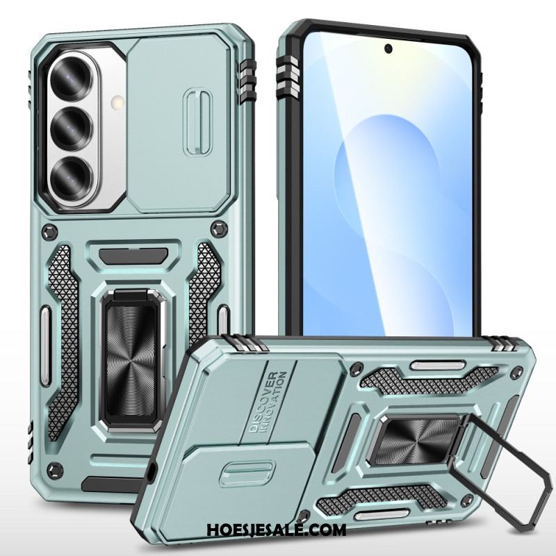 Case Hoesje Samsung Galaxy S26 Telefoonhoesje Standaard En Schuifbare Cameracover