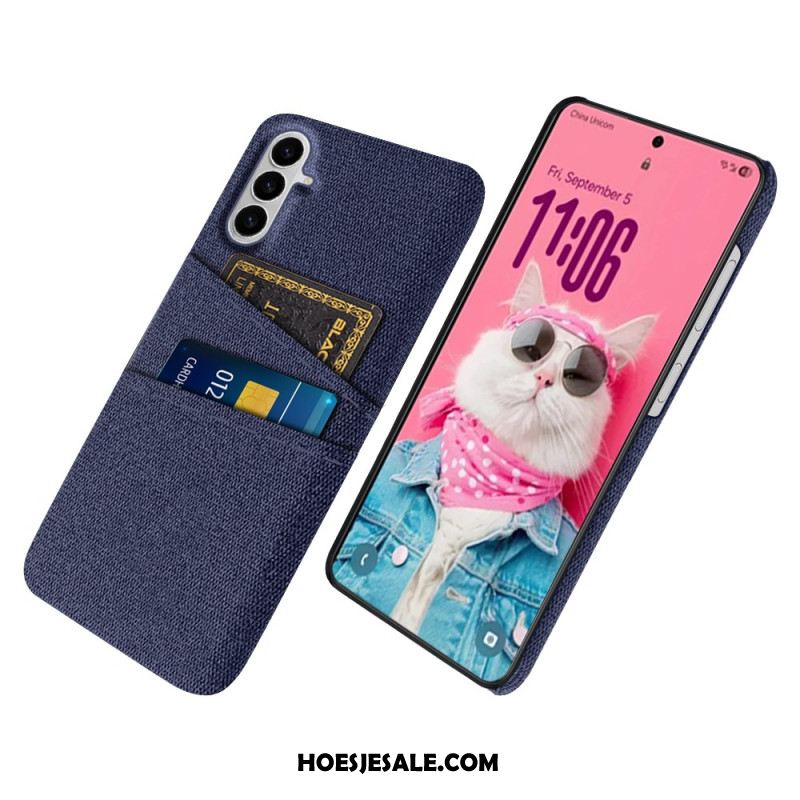Case Hoesje Samsung Galaxy S26 Telefoonhoesje Stoffen Kaarthouder