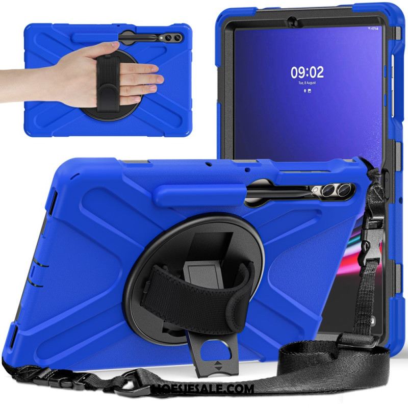 Case Hoesje Samsung Galaxy Tab S10 Plus Telefoonhoesje Duurzame Standaard En Schouderriem