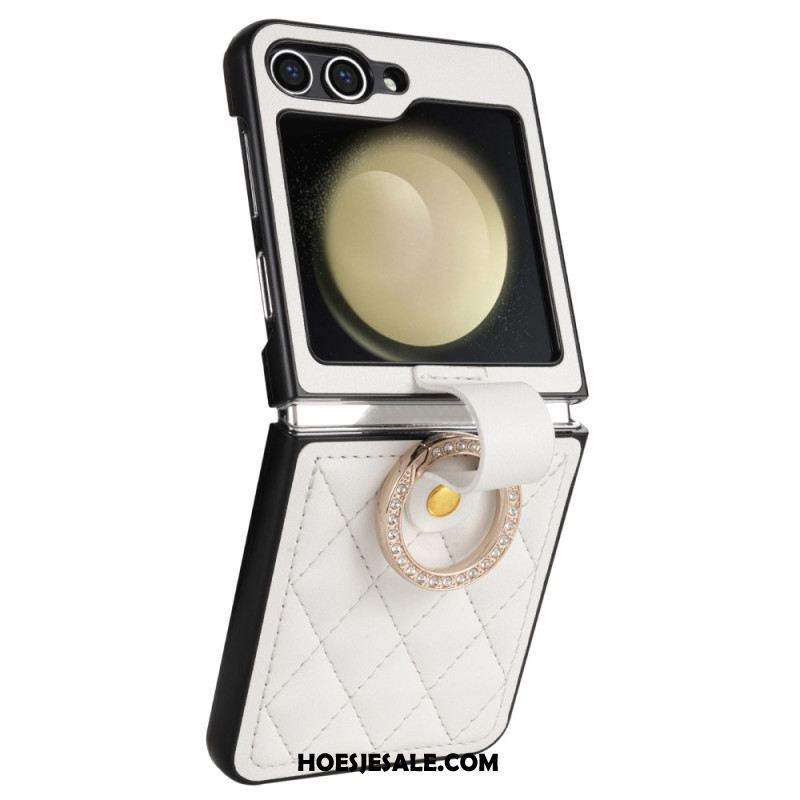 Case Hoesje Samsung Galaxy Z Flip 7 Fe Telefoonhoesje Klassiek Gewatteerd