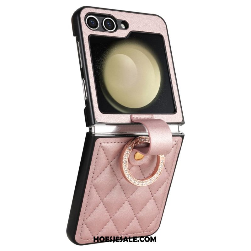 Case Hoesje Samsung Galaxy Z Flip 7 Fe Telefoonhoesje Klassiek Gewatteerd