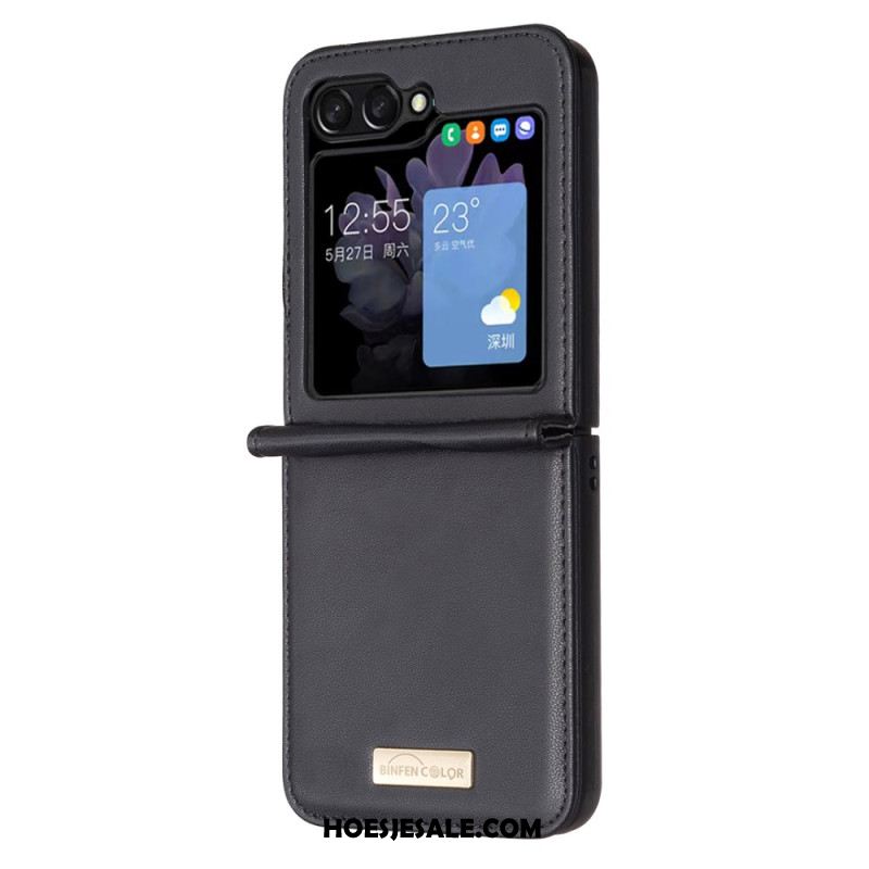 Case Hoesje Samsung Galaxy Z Flip 7 Fe Telefoonhoesje Klassieke Binfen-kleur