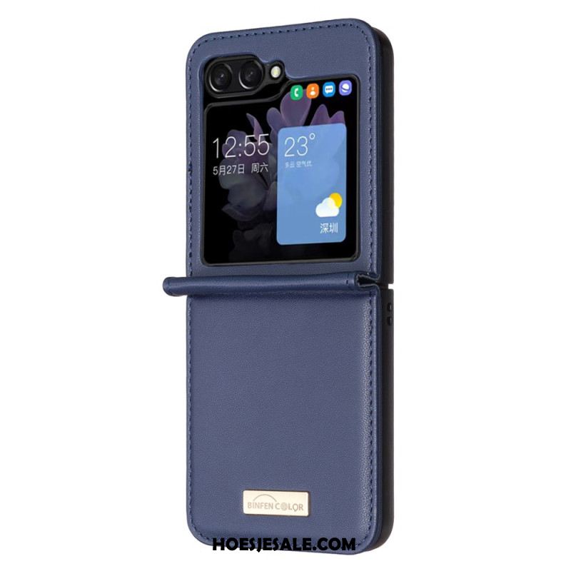 Case Hoesje Samsung Galaxy Z Flip 7 Fe Telefoonhoesje Klassieke Binfen-kleur