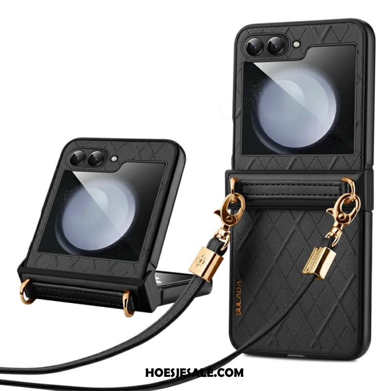 Case Hoesje Samsung Galaxy Z Flip 7 Fe Telefoonhoesje Sulada Schouderband