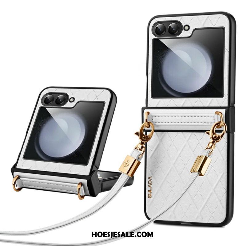 Case Hoesje Samsung Galaxy Z Flip 7 Fe Telefoonhoesje Sulada Schouderband