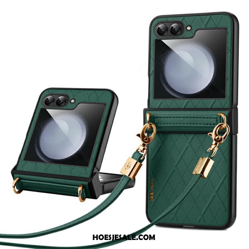 Case Hoesje Samsung Galaxy Z Flip 7 Fe Telefoonhoesje Sulada Schouderband