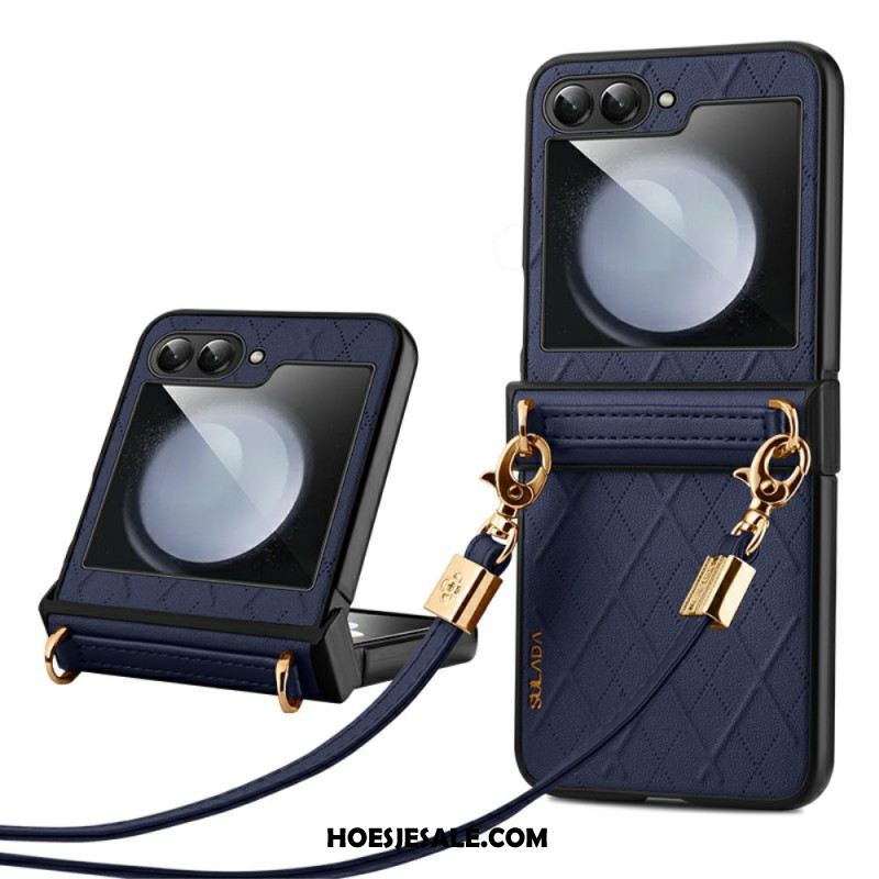 Case Hoesje Samsung Galaxy Z Flip 7 Fe Telefoonhoesje Sulada Schouderband