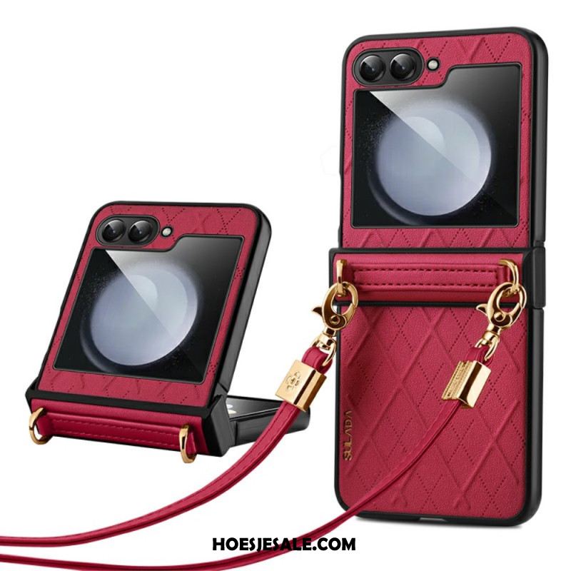 Case Hoesje Samsung Galaxy Z Flip 7 Fe Telefoonhoesje Sulada Schouderband