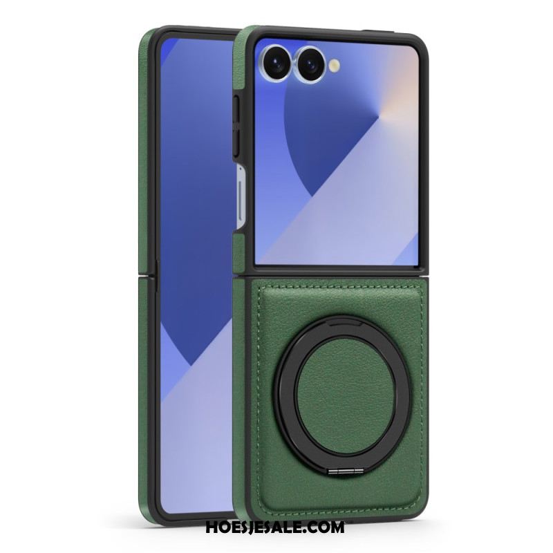 Case Hoesje Samsung Galaxy Z Flip 7 Telefoonhoesje Compatibel Met Magsafe Ring Houder
