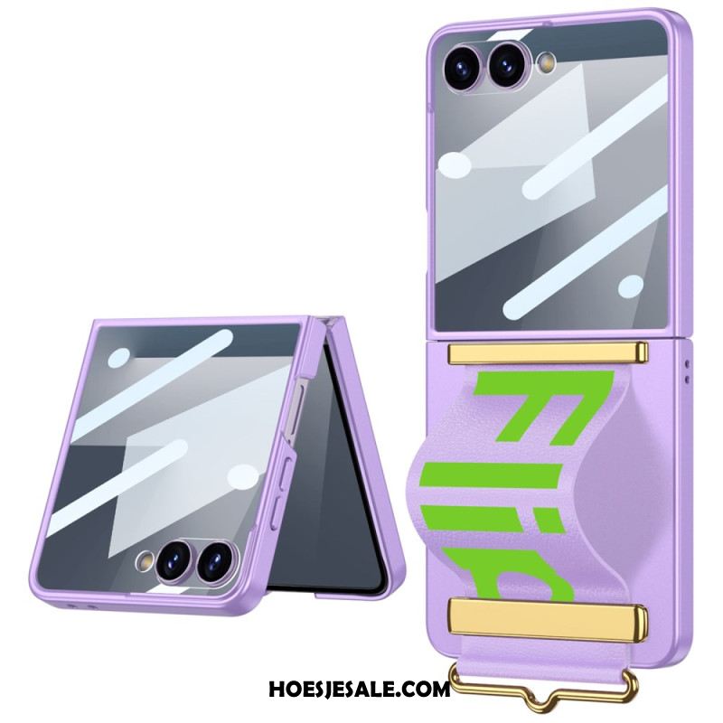 Case Hoesje Samsung Galaxy Z Flip 7 Telefoonhoesje Gkk-riem