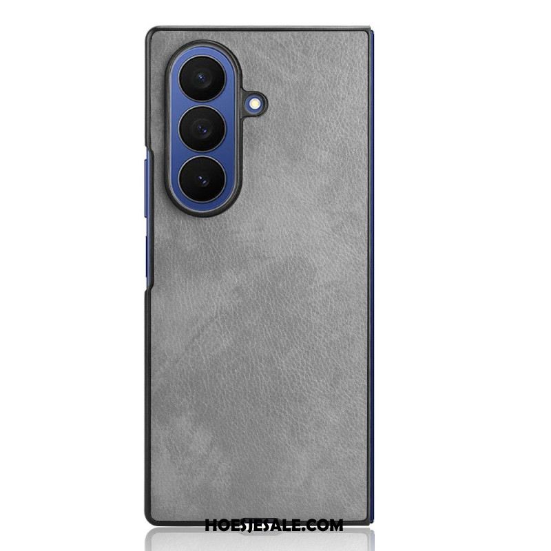 Case Hoesje Samsung Galaxy Z Fold 7 Telefoonhoesje Leerlook