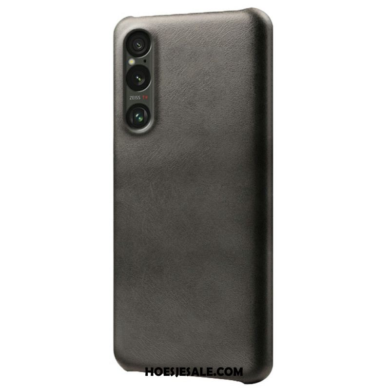 Case Hoesje Sony Xperia 1 Vii Telefoonhoesje Leer Effect