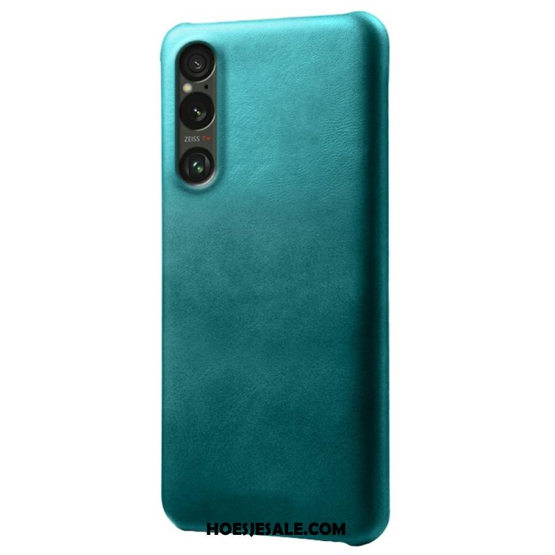 Case Hoesje Sony Xperia 1 Vii Telefoonhoesje Leer Effect