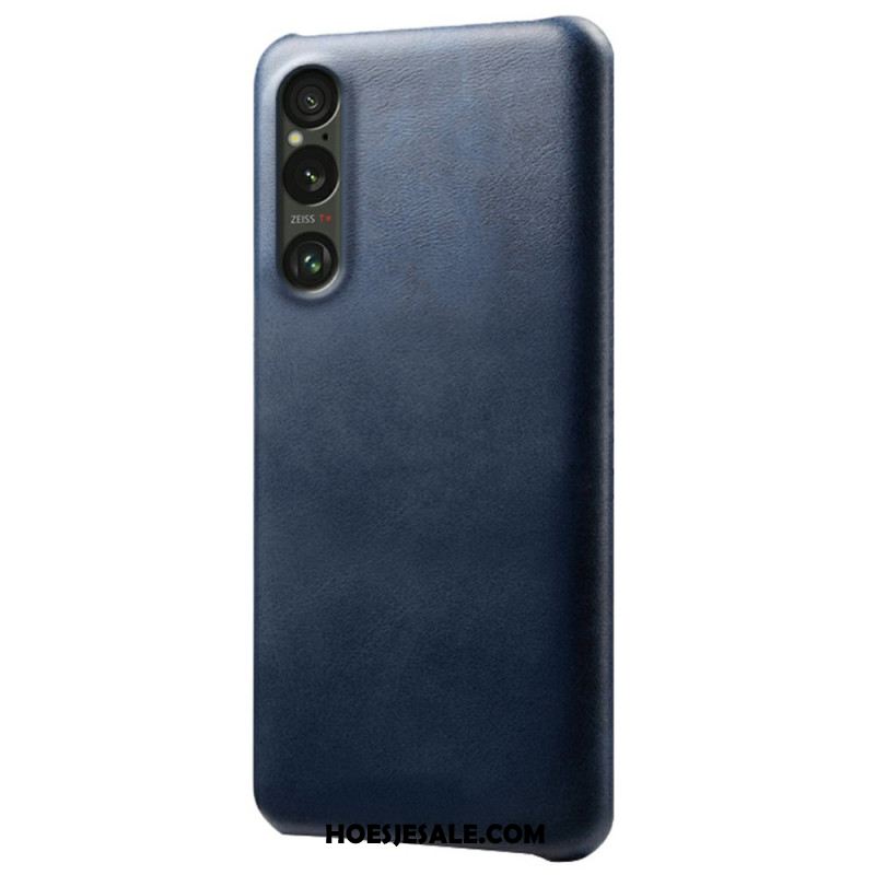 Case Hoesje Sony Xperia 1 Vii Telefoonhoesje Leer Effect
