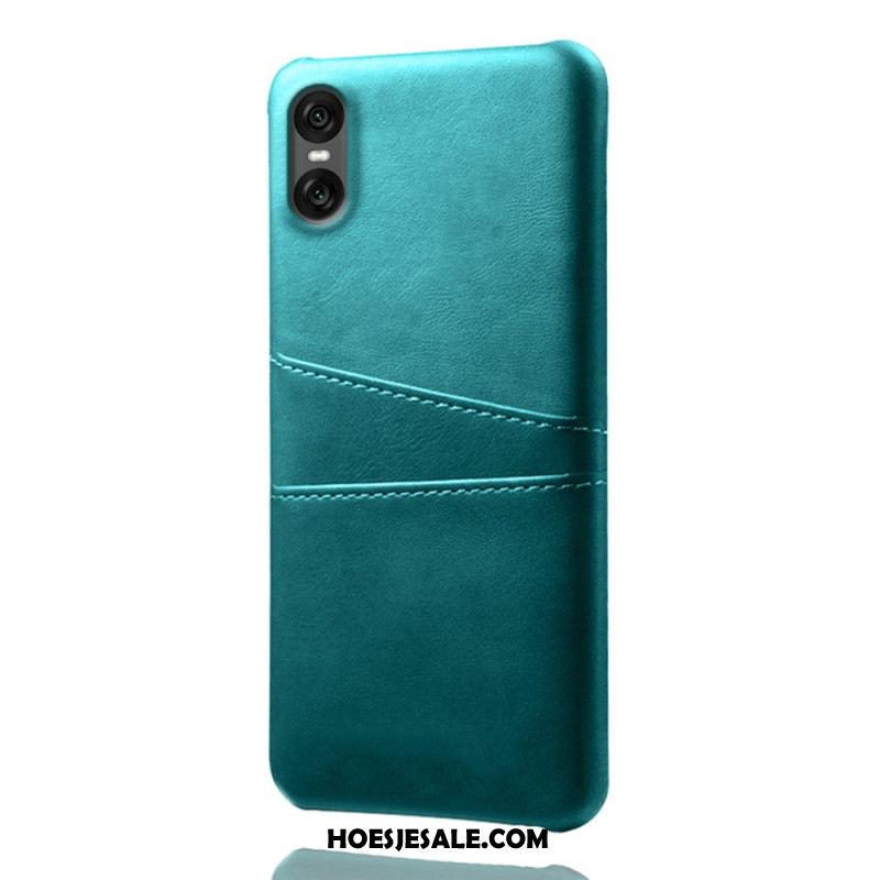 Case Hoesje Sony Xperia 10 Vii Telefoonhoesje Kaarthouder Met Lederlook